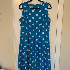 DRESS BARN Ladies Polka Dot Dress, SZ 16